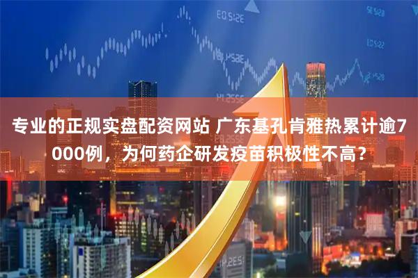 专业的正规实盘配资网站 广东基孔肯雅热累计逾7000例，为何药企研发疫苗积极性不高？