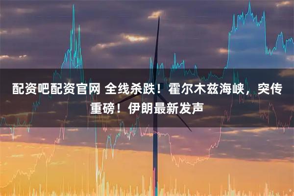 配资吧配资官网 全线杀跌！霍尔木兹海峡，突传重磅！伊朗最新发声